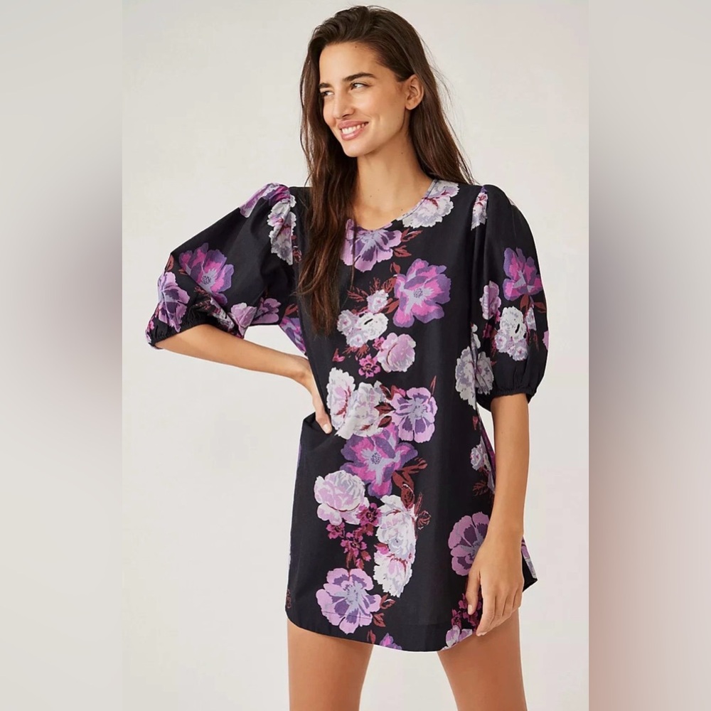 NWT Maye Poplin Tunic Midnight Combo Dress XS Sku#26